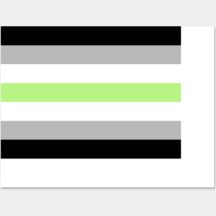 Agender Pride Flag Posters and Art