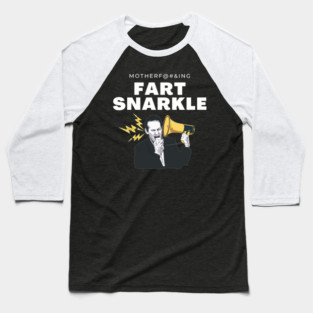 Motherfu#@ing Fart Snarkle w/ Bullhorn Logo Baseball T-Shirt