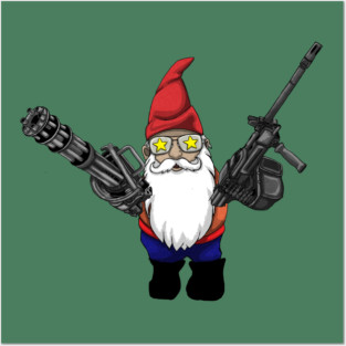 Gnome guns Posters and Art