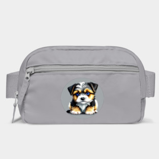Havanese Puppy Eye Contact Cartoon Bag