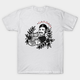 Tattooed ‘Cat Dad’ T-Shirt