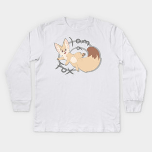 I'm a fox! fennec fox Kids Long Sleeve T-Shirt