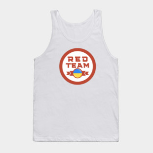 Cybersecurity Red Team Ukraine Gamification Badge CTF Tank Top