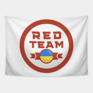 Cybersecurity Red Team Ukraine Gamification Badge CTF Tapestry