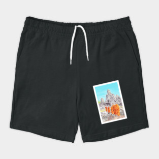 Cambodia, Angkor Wat Temple Shorts