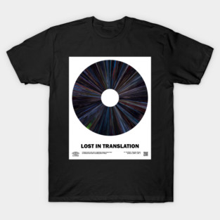 minimal_Lost in Translation Warp Barcode Movie T-Shirt