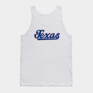 Texas Baseball Tank Top