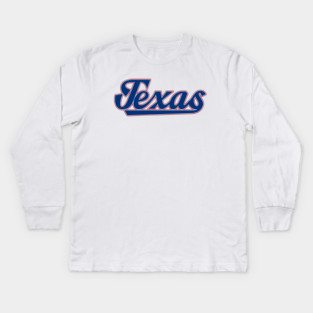 Texas Baseball Kids Long Sleeve T-Shirt