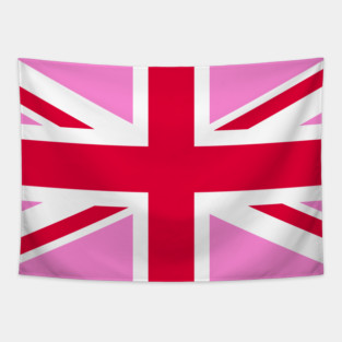 Pink Union Jack Tapestry