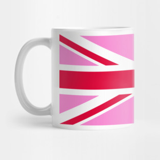 Pink Union Jack Mug