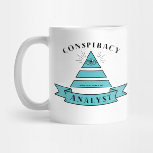 Conspiracy Analyst White Mug Printed on Both Sides Mug