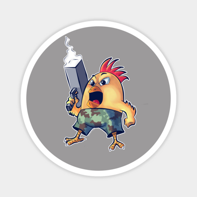 SAY HELLO TO MY LITTLE FRIEND Magnet by droidmonkey