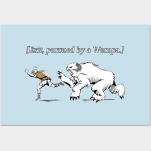 Exit - Pursued by Wampa Posters and Art