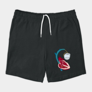 Heart Defi medicine Design Shorts