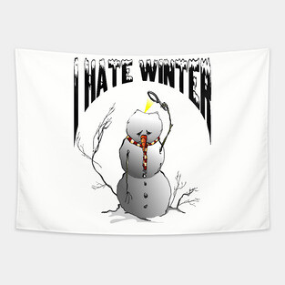 I Hate Winter Tapestry