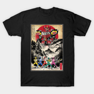 Rangers in Japan woodblock T-Shirt