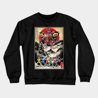 Rangers in Japan woodblock Crewneck Sweatshirt