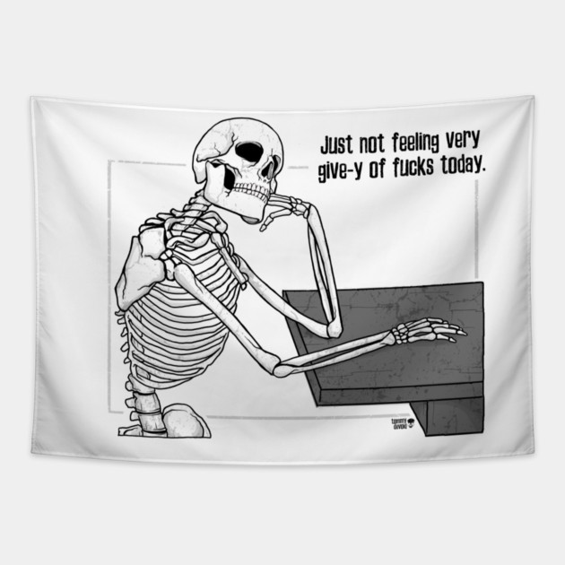 No Gas In The Tank Tapestry by Tommy Devoid