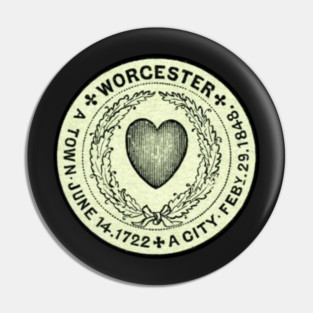 Vintage Worcester, MA Seal Pin