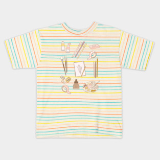 art supplies Kids T-Shirt