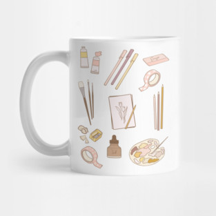 art supplies Mug