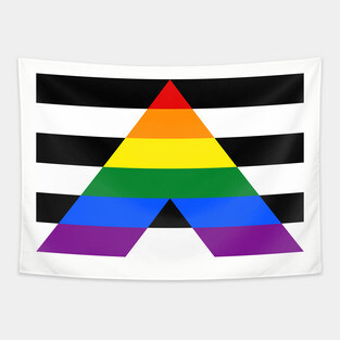 Straight Ally Flag Tapestry