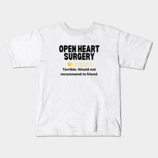 Open Heart Surgery Recovery Gift Kids T-Shirt
