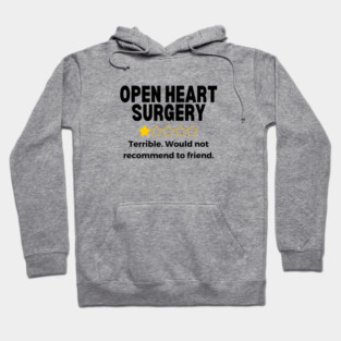 Open Heart Surgery Recovery Gift Hoodie