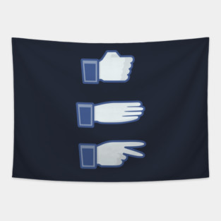 Rock Paper Scissors Tapestry