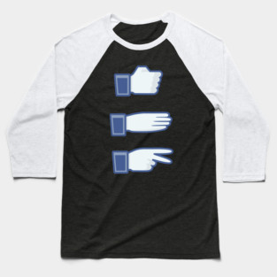 Rock Paper Scissors Baseball T-Shirt