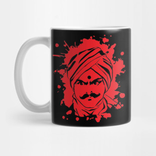 Bharathai Face Poem Bharathiyar Tamil Culture Mug