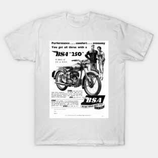 Vintage BSA advert T-Shirt