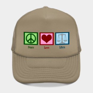 Peace Love Libra Hat