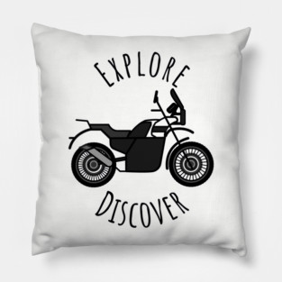 Explore Discover - Royal Enfield Himalayan Pillow