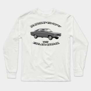Opel Manta Black/White 'Respect The Elders' Long Sleeve T-Shirt