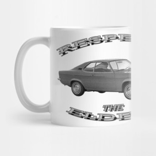 Opel Manta Black/White 'Respect The Elders' Mug