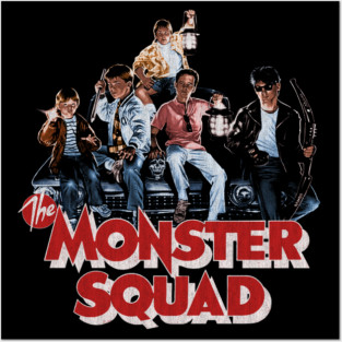 The Monster Squad, cult classic, horror, 80s Posters and Art