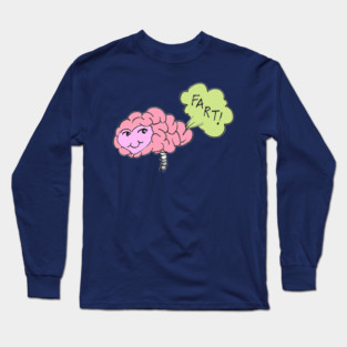 Kam Komics Brain Fart! Long Sleeve T-Shirt