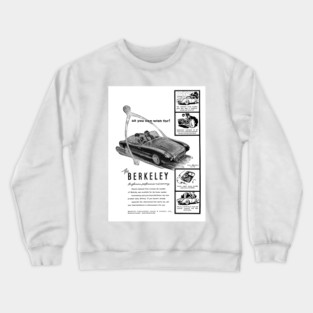Vintage Berkeley car advert Crewneck Sweatshirt