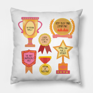 Bridget Jones inspirational trophies Pillow