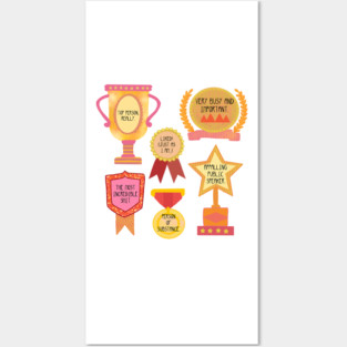 Bridget Jones inspirational trophies Posters and Art