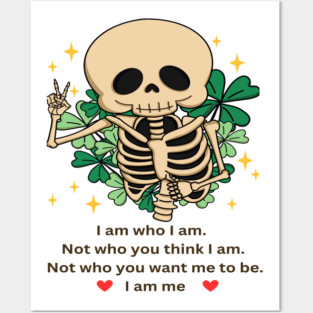 proud of who i am quotes Posters and Art