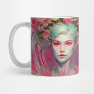 angel flower manga Mug