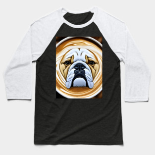 dog latte cup Baseball T-Shirt