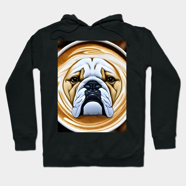 dog latte cup Hoodie by animegirlnft