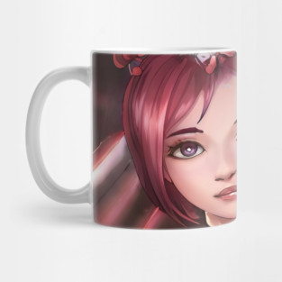 red hair anime girl Mug