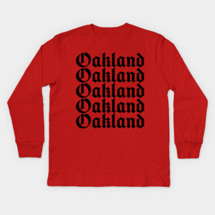 Oakland Knows Kids Long Sleeve T-Shirt
