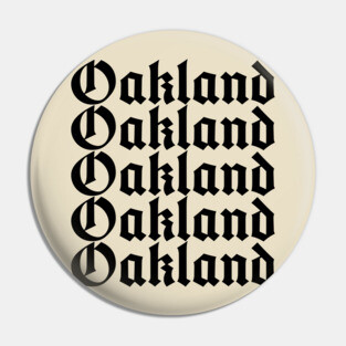 Oakland Knows Pin