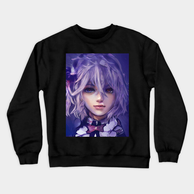 anime art manga kawaii Crewneck Sweatshirt by animegirlnft