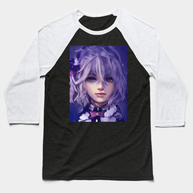 anime art manga kawaii Baseball T-Shirt by animegirlnft